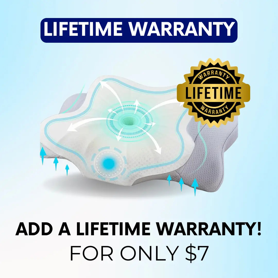 BlueMoon™ Cervical Pillow Lifetime Warranty